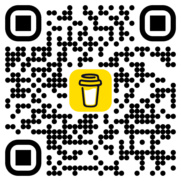 QR code linking to buymeacoffee.com/TheTomWestShow